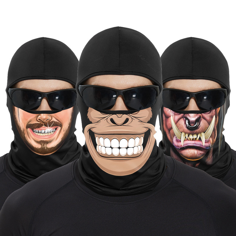 Funny Ape Mouth Skull Balaclav - Motorcycle Gear For Woman recension och pris