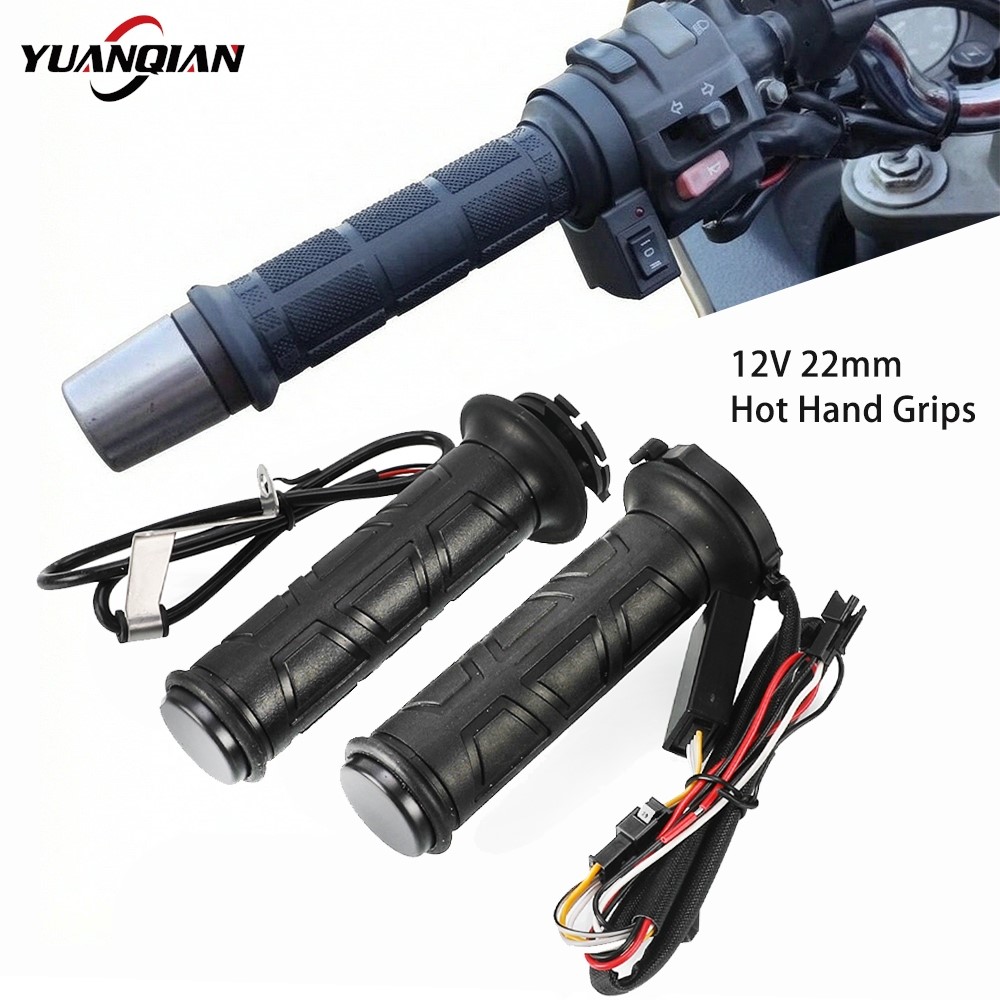 12V 22mm Hot Hand Grips Heated - Handlebar Grip Heated recension och pris