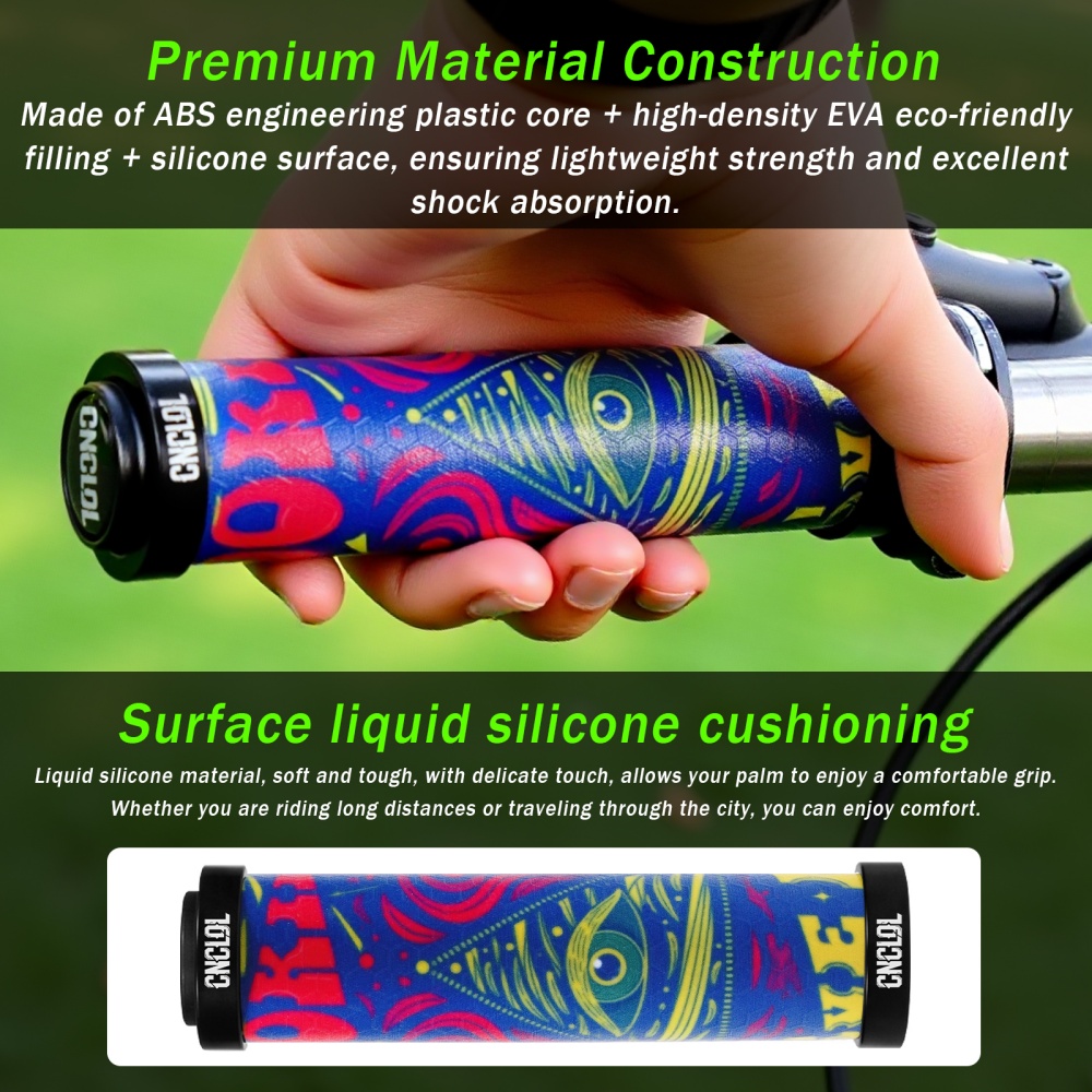 CNCLOL 3D Anti-Slip Silicone B - Handlebar Grip Heated recension och pris