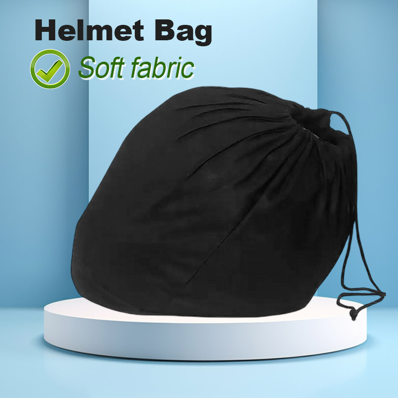 Soft Helmet Bag Plush Drawstri - Motorcycle Gear Backpack recension och pris